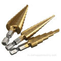 HSS Titanium Coated Step Bint Bit набор